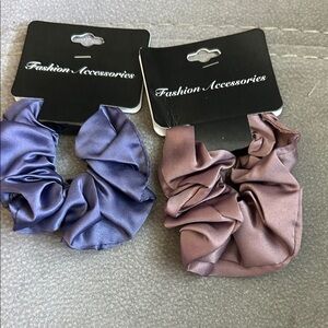 Elegant Satin Scrunchie Duo
